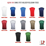 (QDS50) Dri Fit Sleeveless Tee